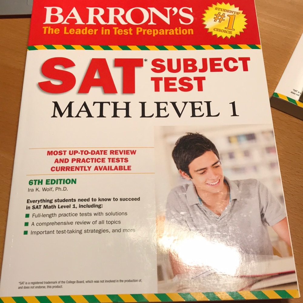 SAT Barron’s Math Level 1